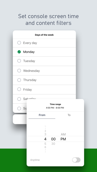 Xbox Family Settings Screenshot
