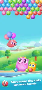 Bubble Cats- Bubble pop game screenshot #4 for iPhone