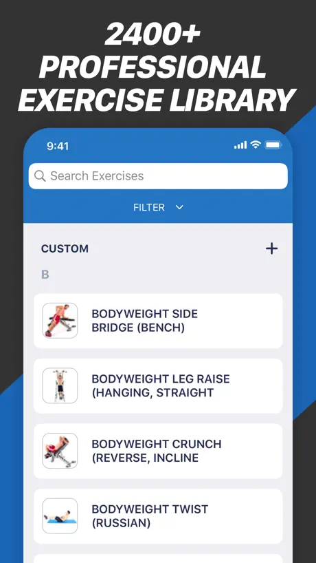 Fitness Buddy+ Gym Workout Log