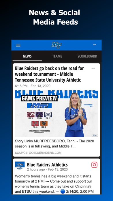 Screenshot #2 pour MTSU Sports Marketing