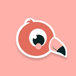 Tropicoji - Flamingo Stickers