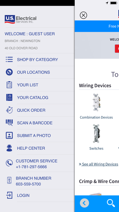 US Electrical Services, Inc. Screenshot