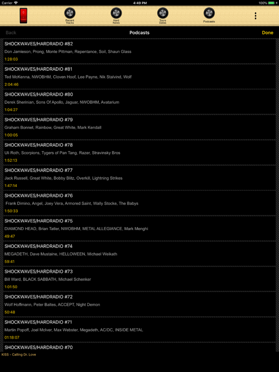 Screenshot #6 pour HardRadio Heavy Metal Radio