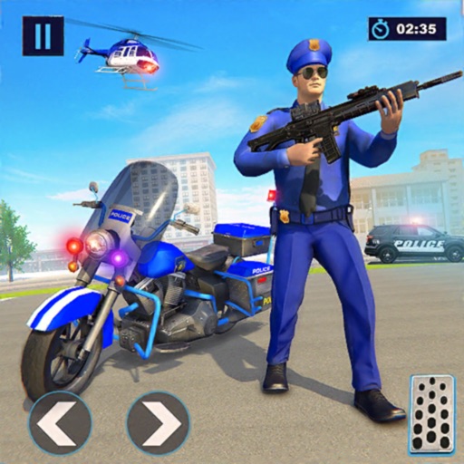 Police Bike Gangster Crime icon