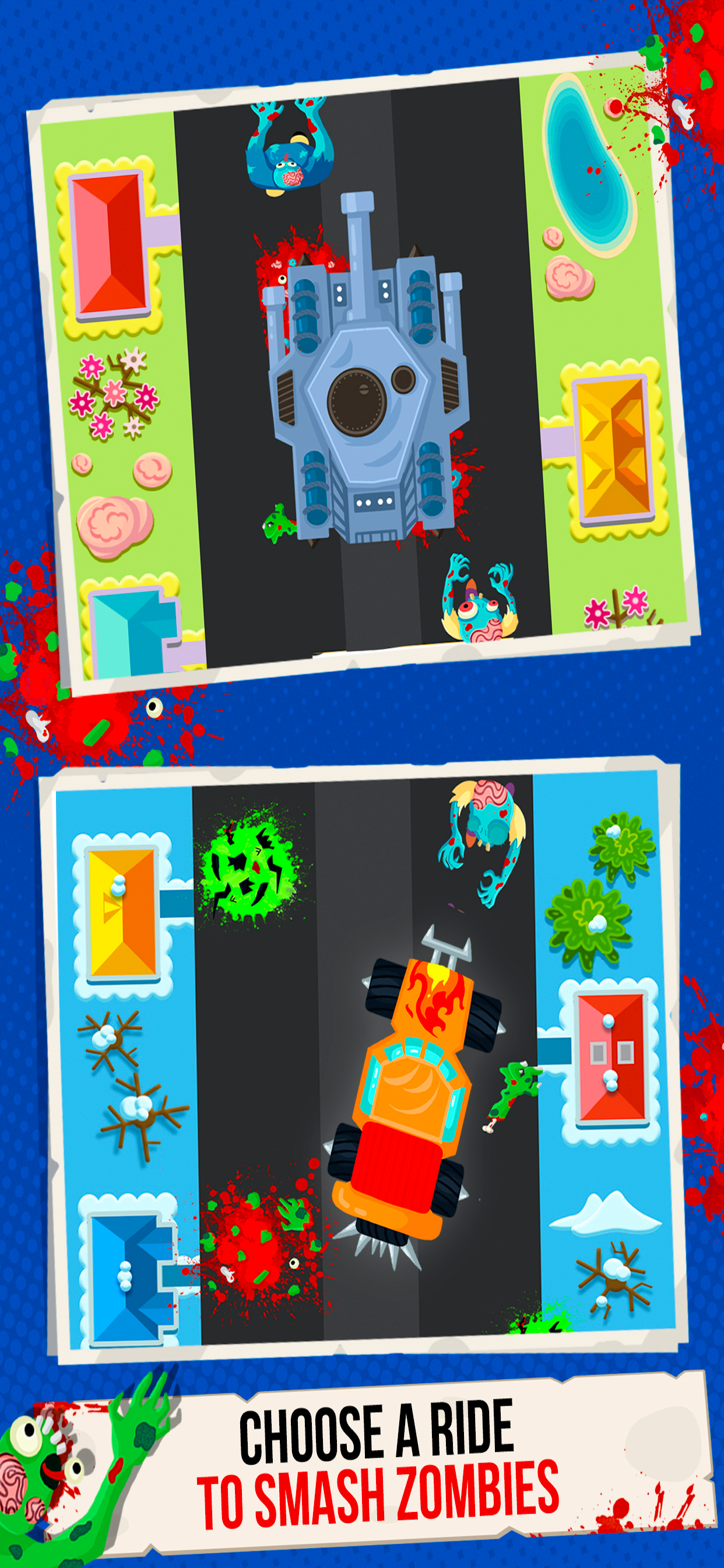 Zombie Drift: Smashy road trip