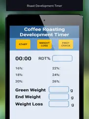coffee roasting rdt timer ipad images 1