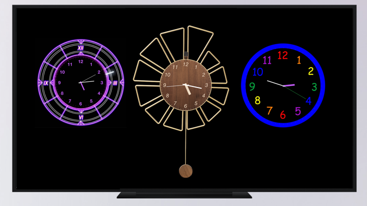Screenshot #1 pour Clock 360 - Themes for TV