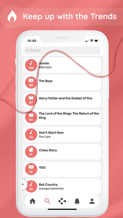 Charmy: Discover Music & Movie Screenshot