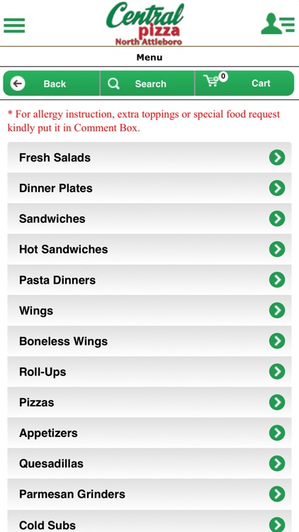 Central Pizza Mansfield screenshot-3