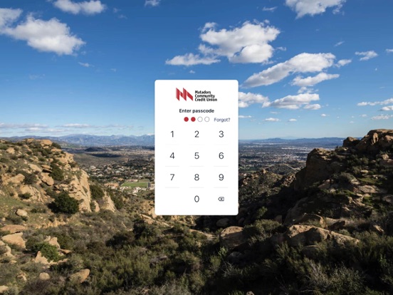 Matadors Community CU iPad screenshot 1 - Finance app