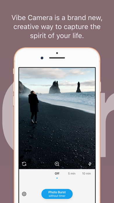 Vibe Camera iPhone screenshot 1 - Photo & Video app