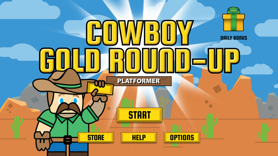 Cowboy Gold RoundUp Platformer - 1.2 - (iOS)