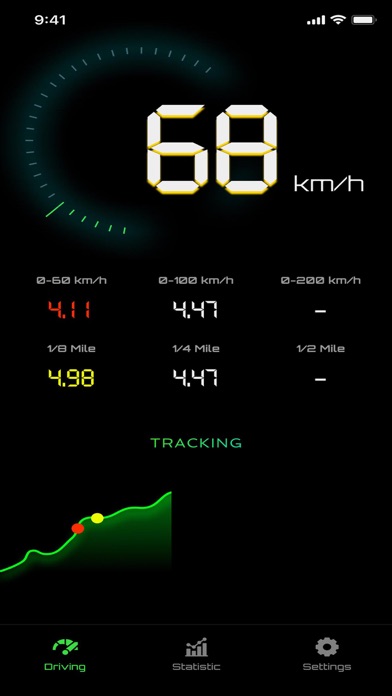 Quarter, 0-100, 0-60 and more Screenshot