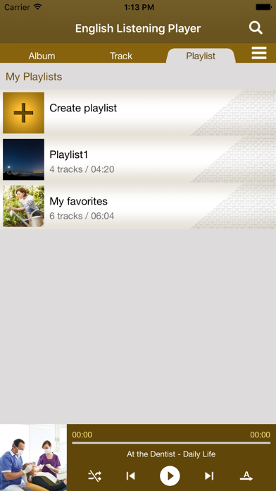 English Listening Player Screenshot