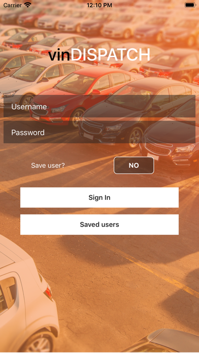 vinDISPATCH app screenshot