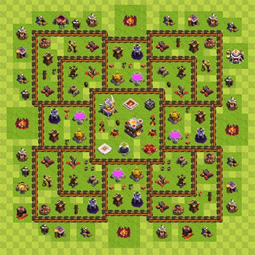 Coc Bases Layouts : Trophy Maps for Clash of Clans