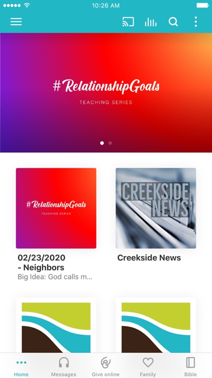 Creekside Church App