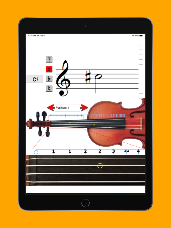 Violin Note Finder iPad screenshot 7 - Music app