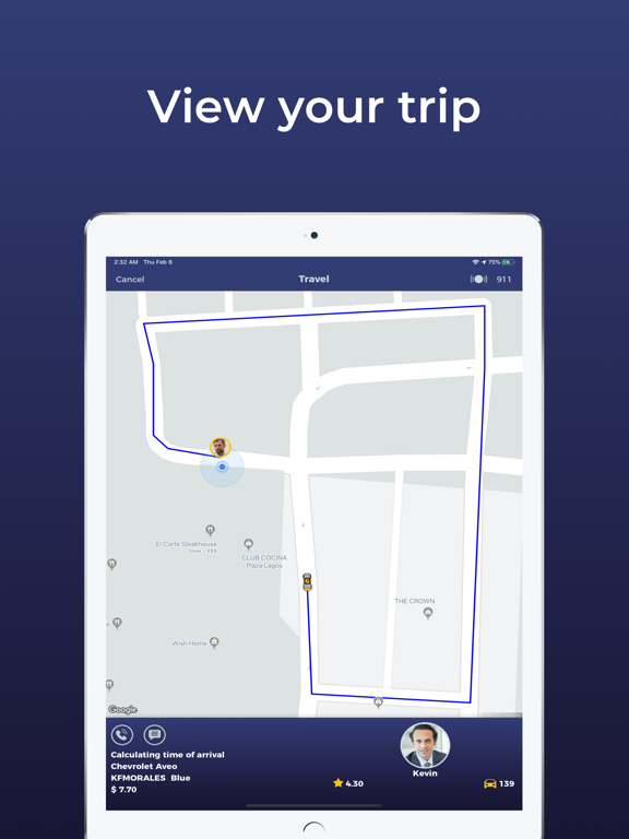 GMe: Decide your taxi price iPad screenshot 4 - Travel app