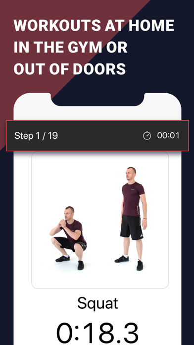 Screenshot #3 pour Workout: exercises, activité