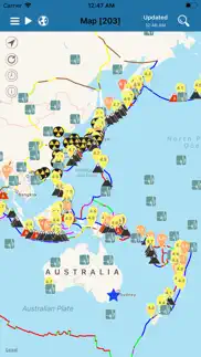 earthquake+ alerts, map & info iphone screenshot 1