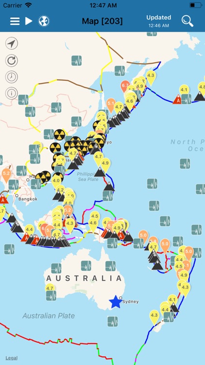 Earthquake+ Alerts, Map & Info screenshot-0