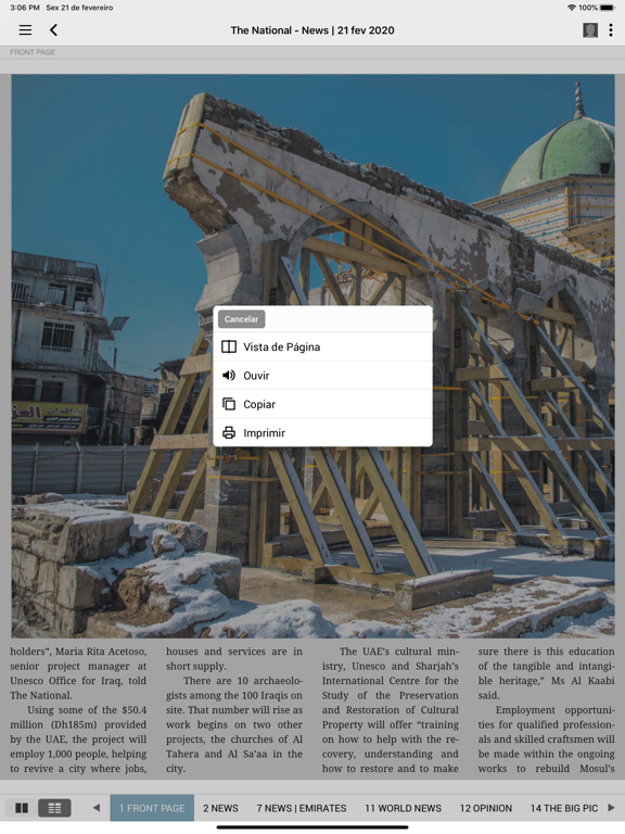 The National E-Reader iPad screenshot 9 - News app