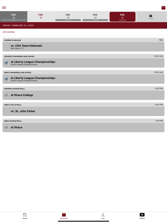 Vassar Brewers iPad screenshot 2 - Sports app