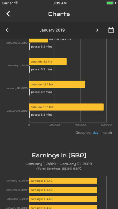 Agile Log - Time Tracker screenshot 4