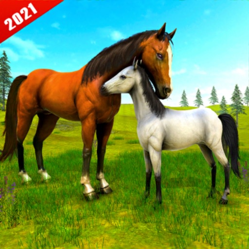 Wild Horse Family Survival 3D icon