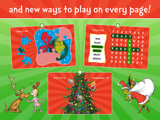 How the Grinch Stole Christmas iPad app afbeelding 4