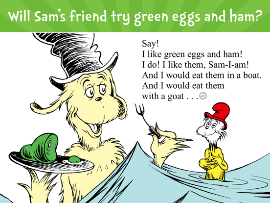 Green Eggs and Ham iPad app afbeelding 5