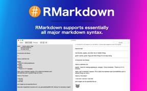 RMarkdown 2 - Markdown Editor screenshot