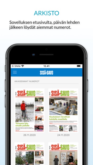 Sisä-Savo, päivän lehti Screenshot