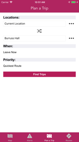 Blacksburg Transit screenshot