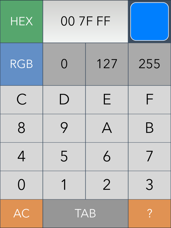Developer Calc Hex Dec Oct Bin iPad screenshot 4 - Utilities app