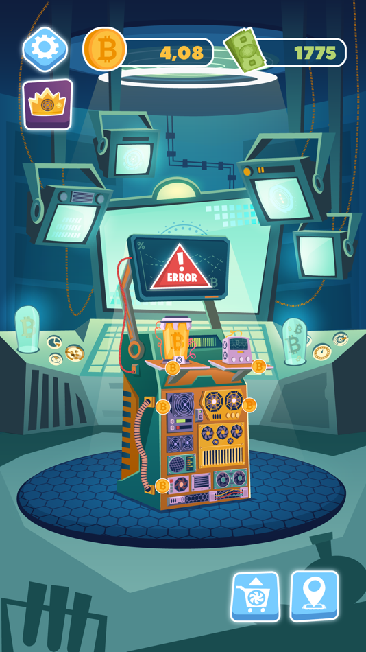 #3. Bitcoin Mining: Idle Tycoon (iOS) 来自: Aliaksandr Prakarym