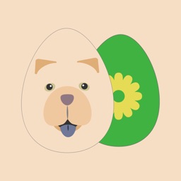 Easter Stickers Chow Chow