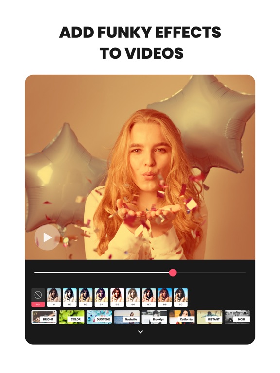 Muzishot - Pro Video Editing iPad screenshot 5 - Photo & Video app