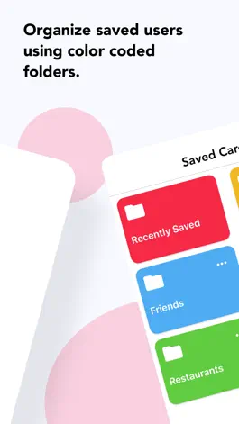 Game screenshot Card - Share Social Profiles apk