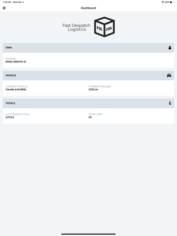Screenshot #4 pour Fast Despatch Logistics Ltd.