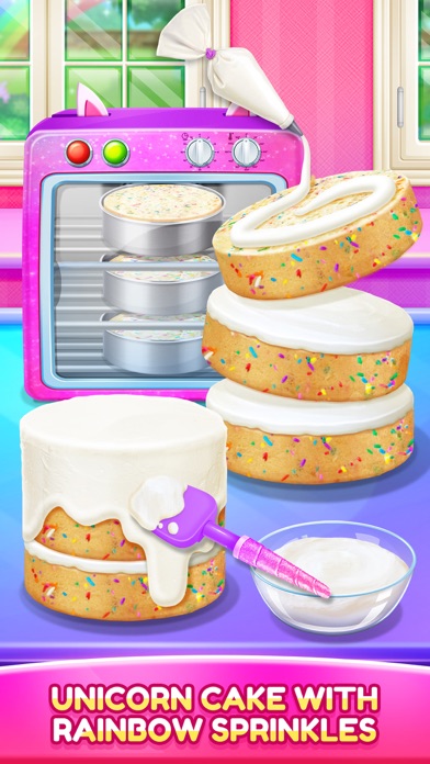 Unicorn Cake - Rainbow Dessert Screenshot