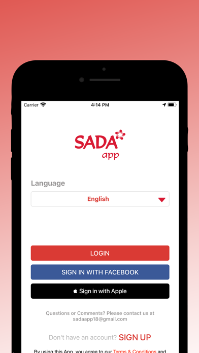 SADA APP iPhone screenshot 6 - Business app