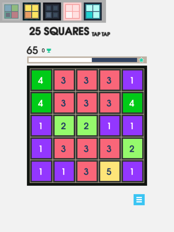 Screenshot #5 pour 25 Squares - Tap Tap