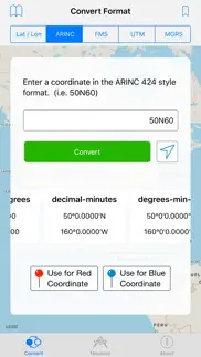 gps coordinate converter iphone screenshot 2
