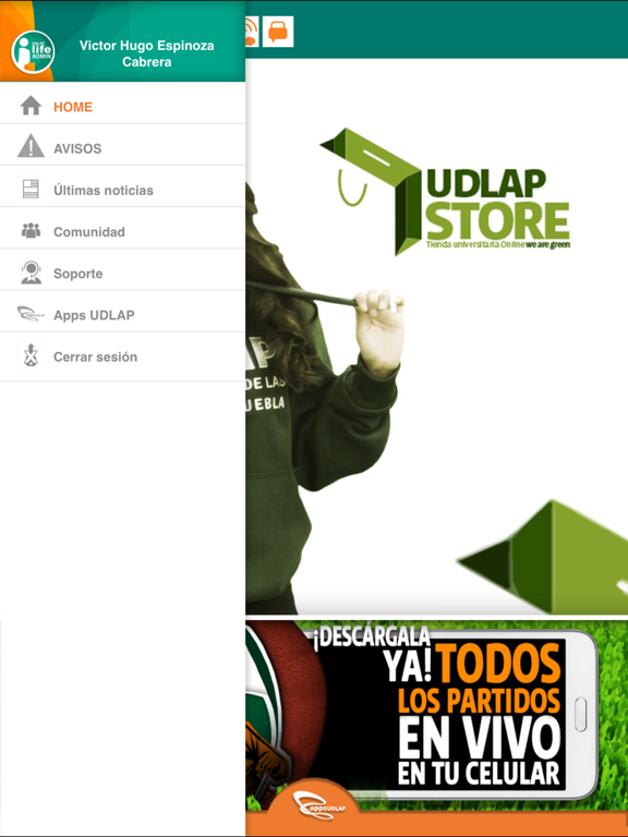 UDLAP Life Admin iPad screenshot 3 - News app