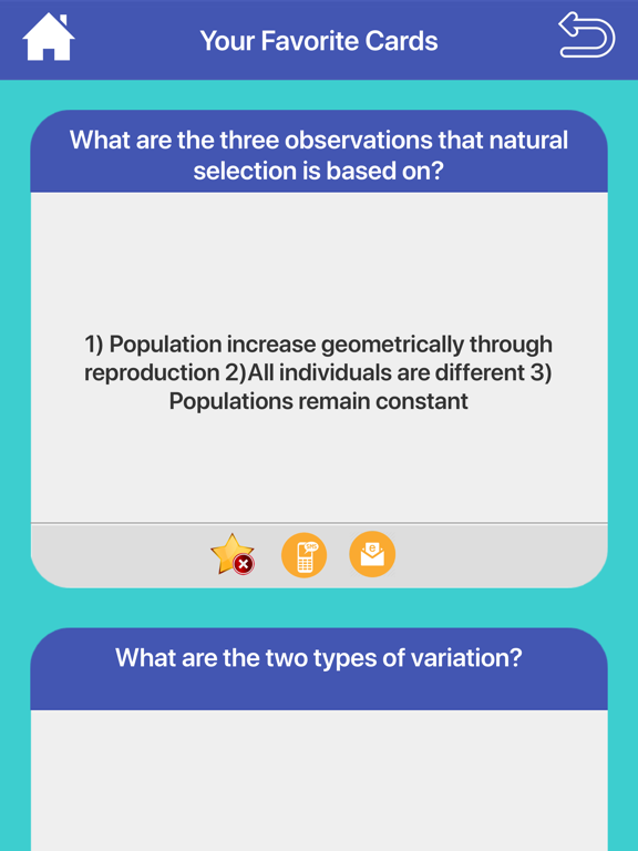 Veterinary Flashcards iPad screenshot