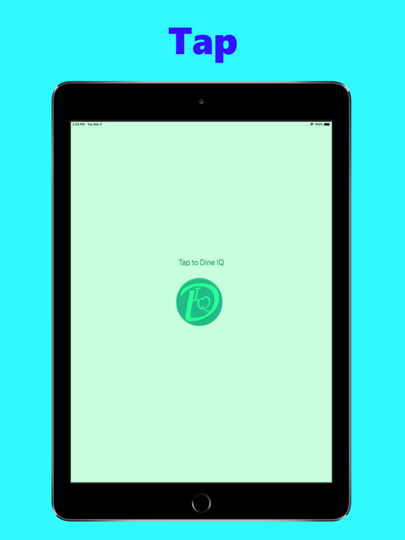 DineIQ iPad screenshot 1 - Food & Drink app