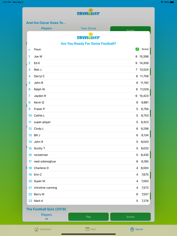 Screenshot #6 pour Triviosity