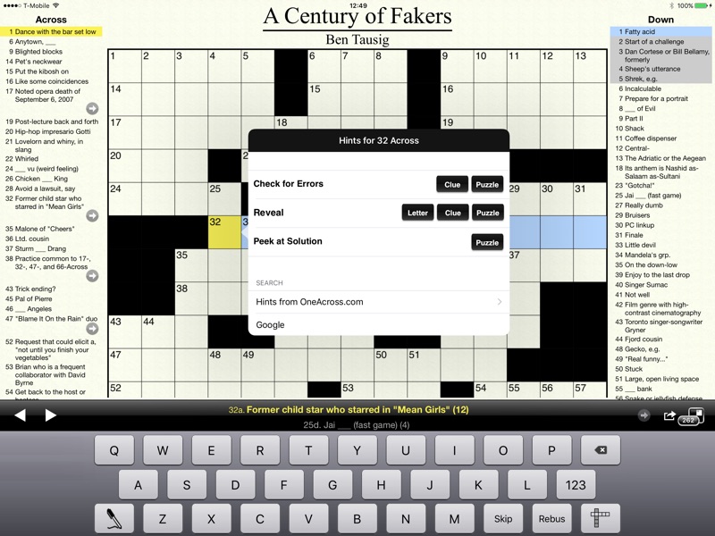 Crossword Light screenshot 8
